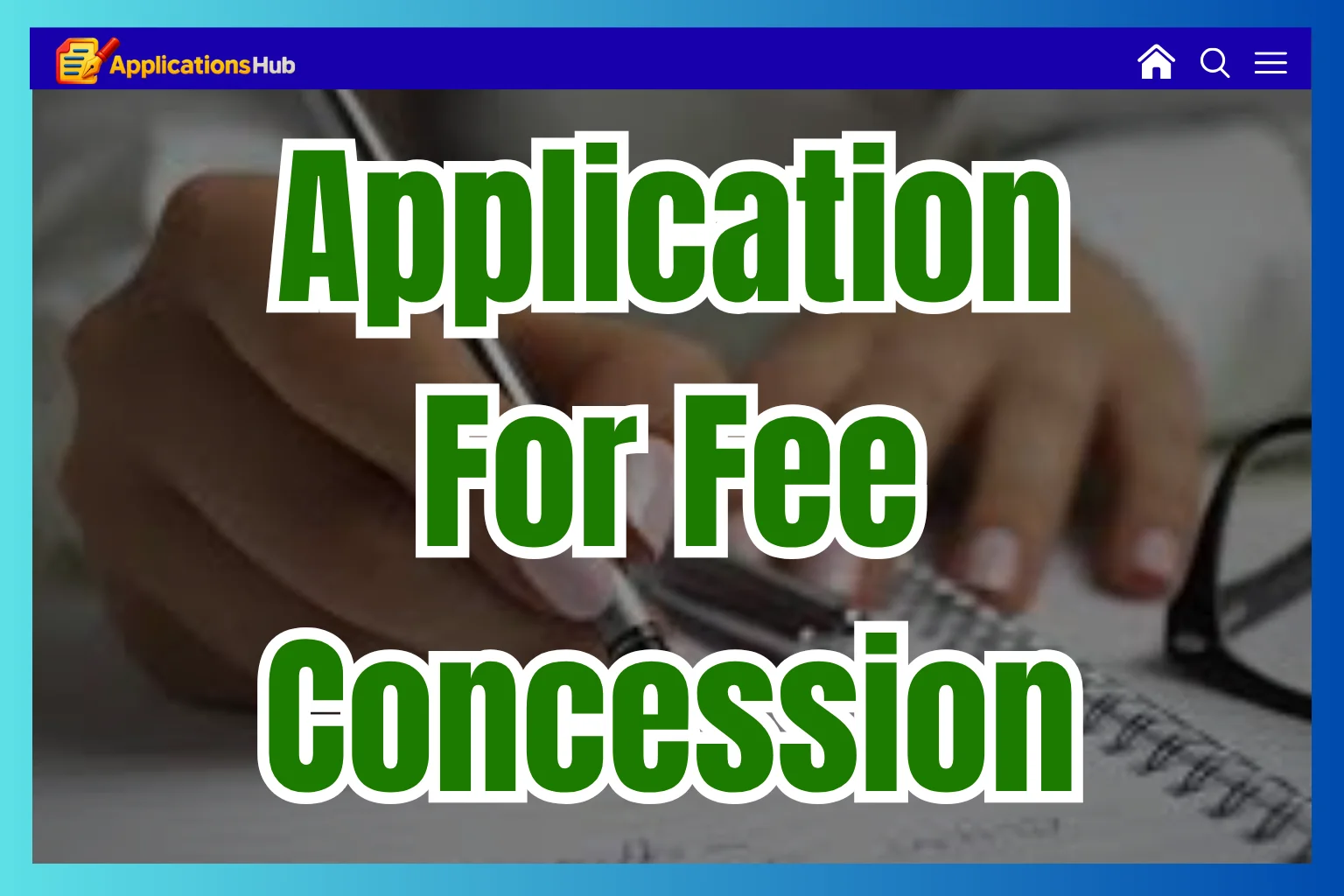 How To Write Application For Fee Concession Complete Process and Sample