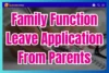 School Leave Application From Parents to Attend Family Function (5 templates) - Post Thumbnail