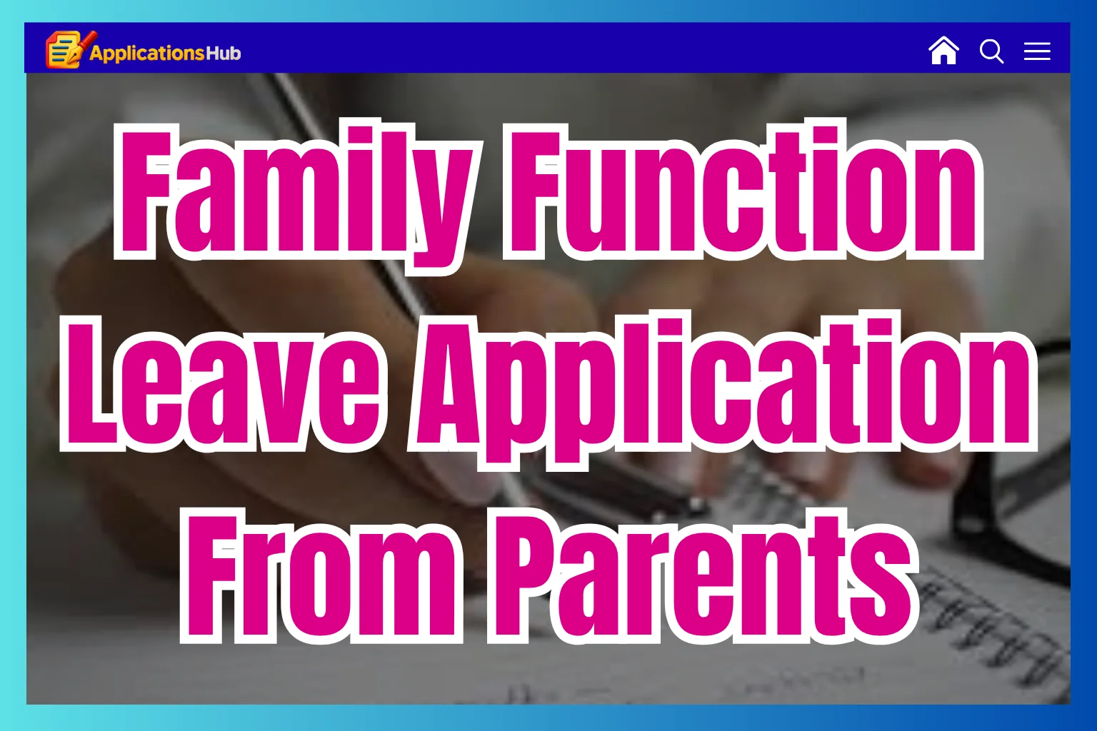 School Leave Application From Parents to Attend Family Function (5 templates)
