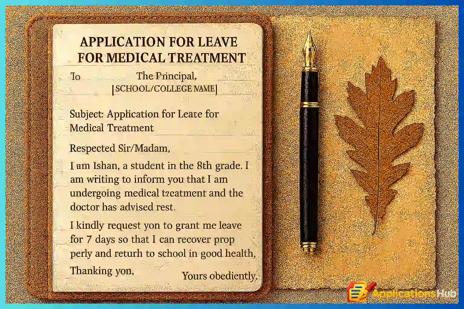 Medical Treatment Leave Application