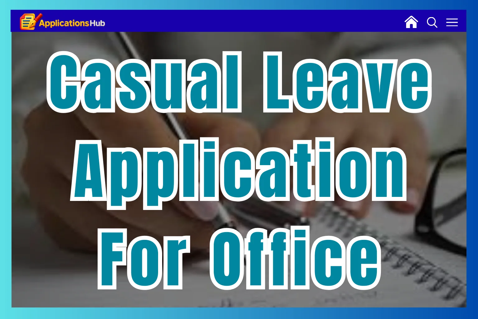 Write a Casual Leave Application For Office Employees 5+ Examples